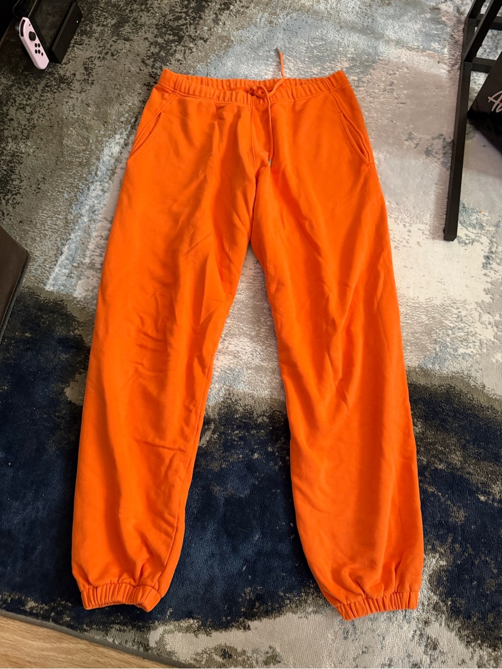 Calvin Klein Kids Bright Orange Drawstring Joggers
